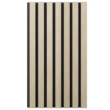 Ekena Millwork AcoustixPro Noise Cancelling Traditional Medium Slat Wall Panel SWA1000X0500TRWW